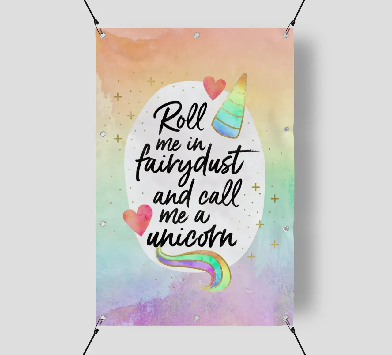 Roll Me in Fairydust telo in pvc da Elisabeth Fredriksson