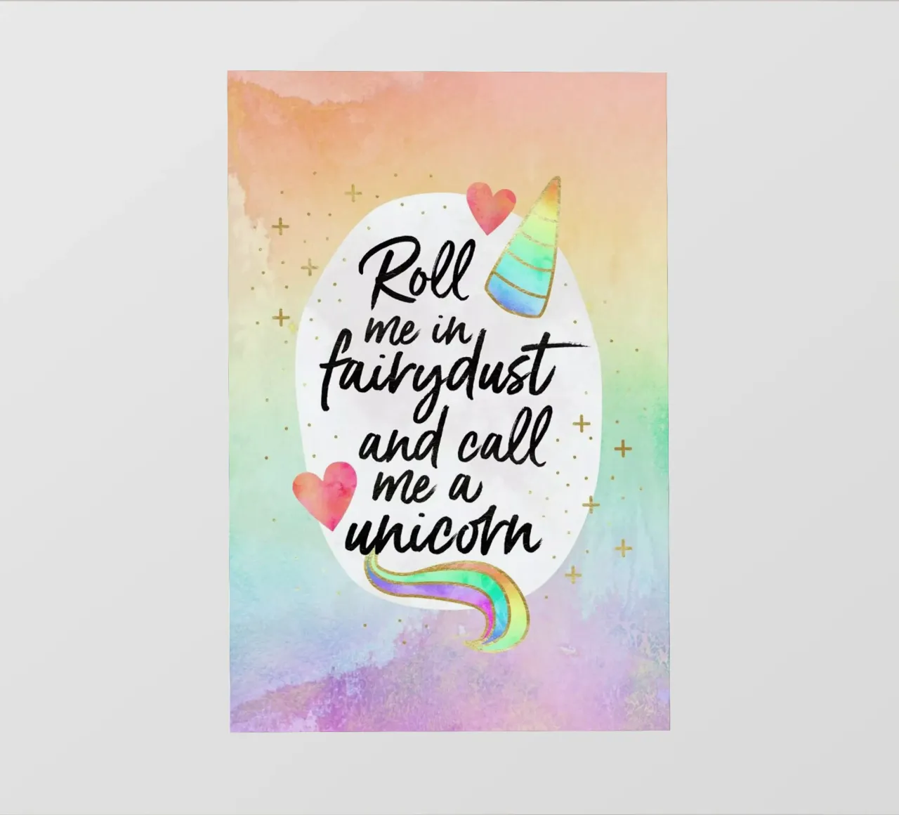 Roll Me in Fairydust telo in pvc da Elisabeth Fredriksson