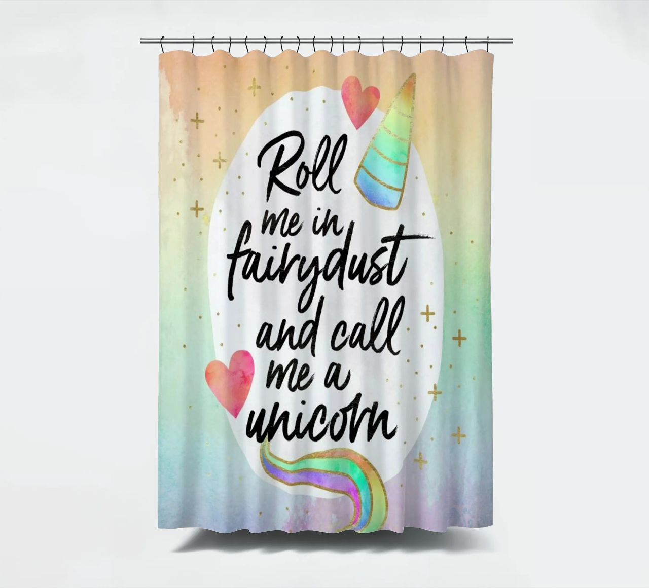 Roll Me in Fairydust Duschvorhang von Elisabeth Fredriksson