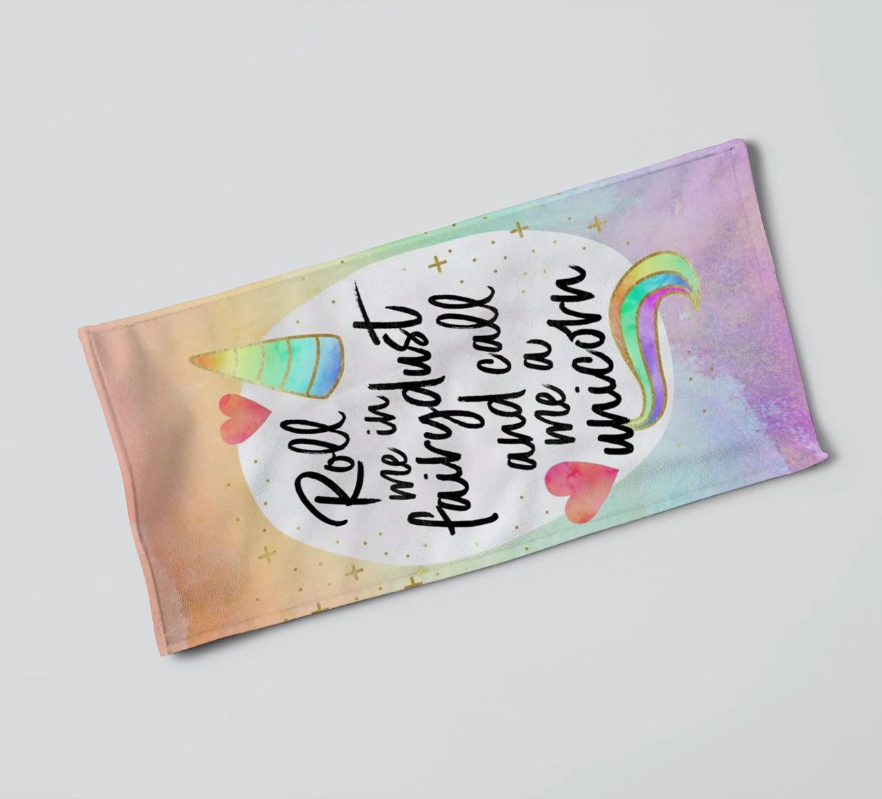 Roll Me in Fairydust Handtuch von Elisabeth Fredriksson