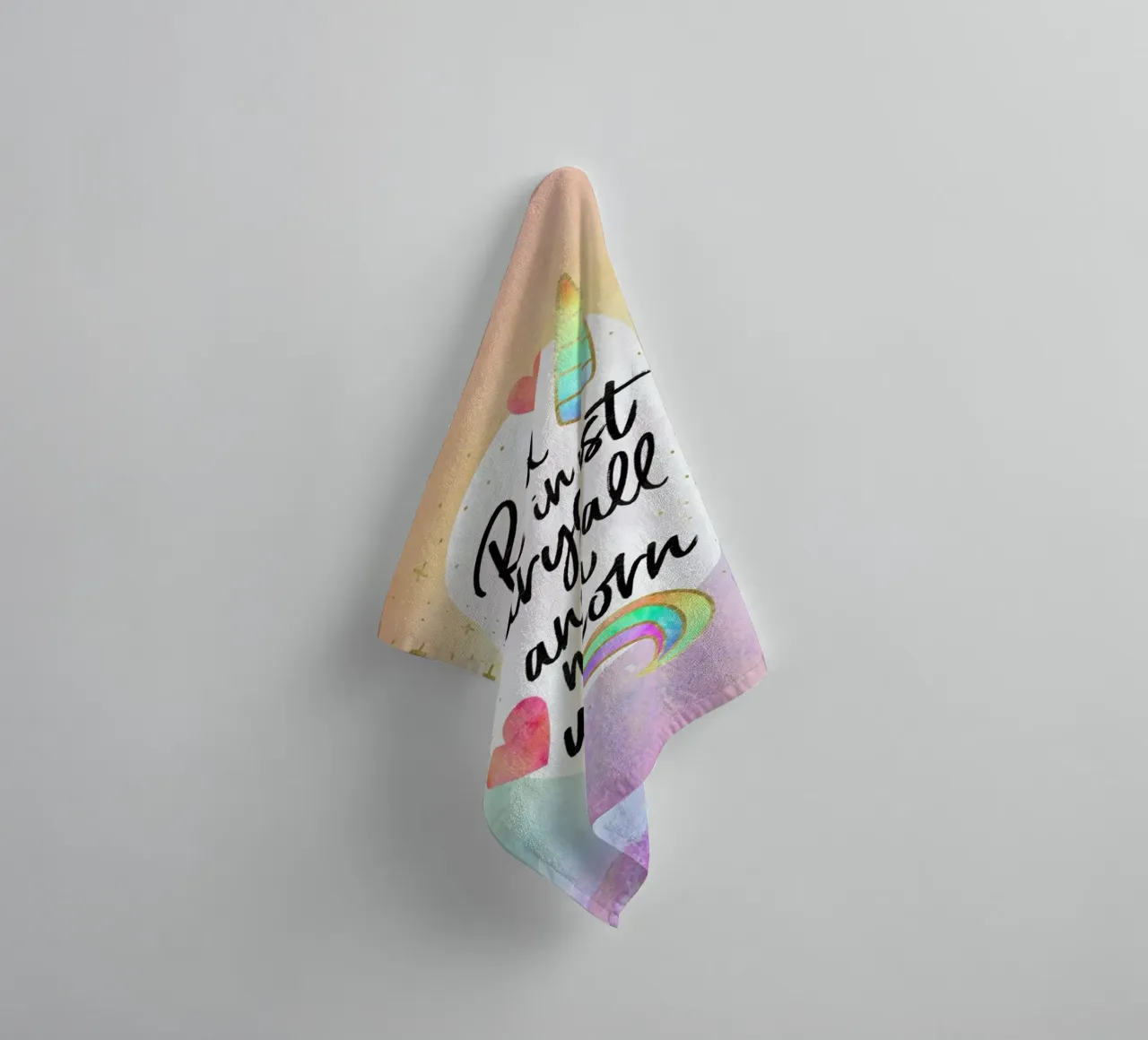 Roll Me in Fairydust badhanddoek van Elisabeth Fredriksson