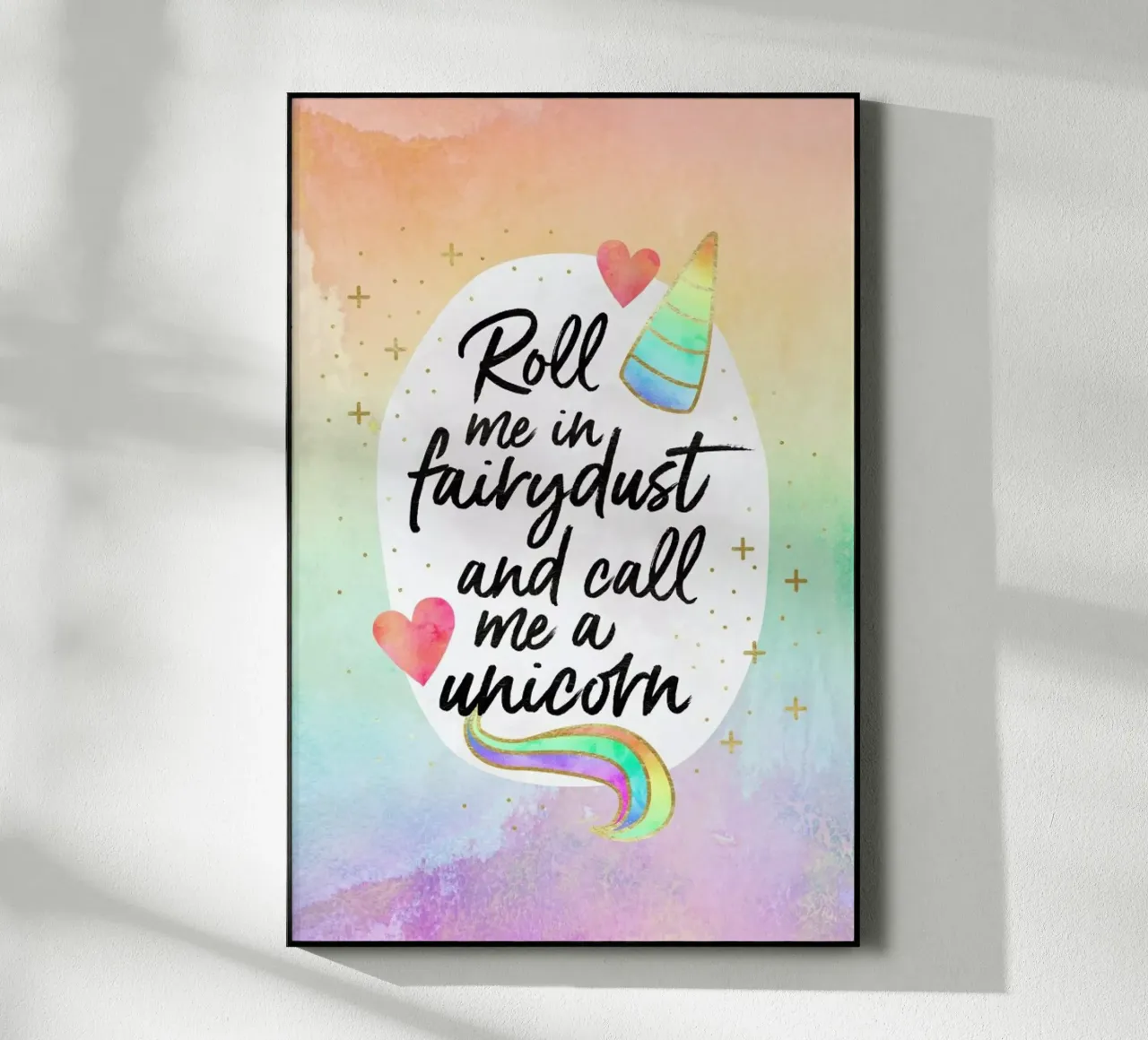 Roll Me in Fairydust plexiglass da Elisabeth Fredriksson
