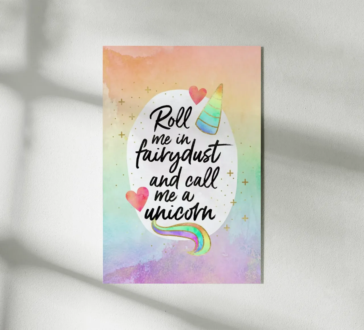 Roll Me in Fairydust plexiglass da Elisabeth Fredriksson