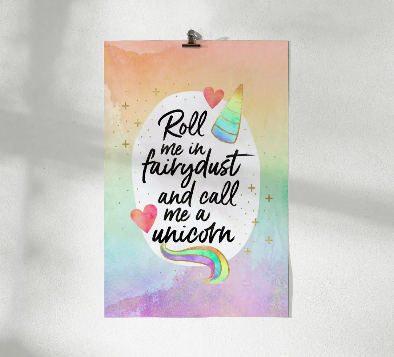 Roll Me in Fairydust Poster von Elisabeth Fredriksson