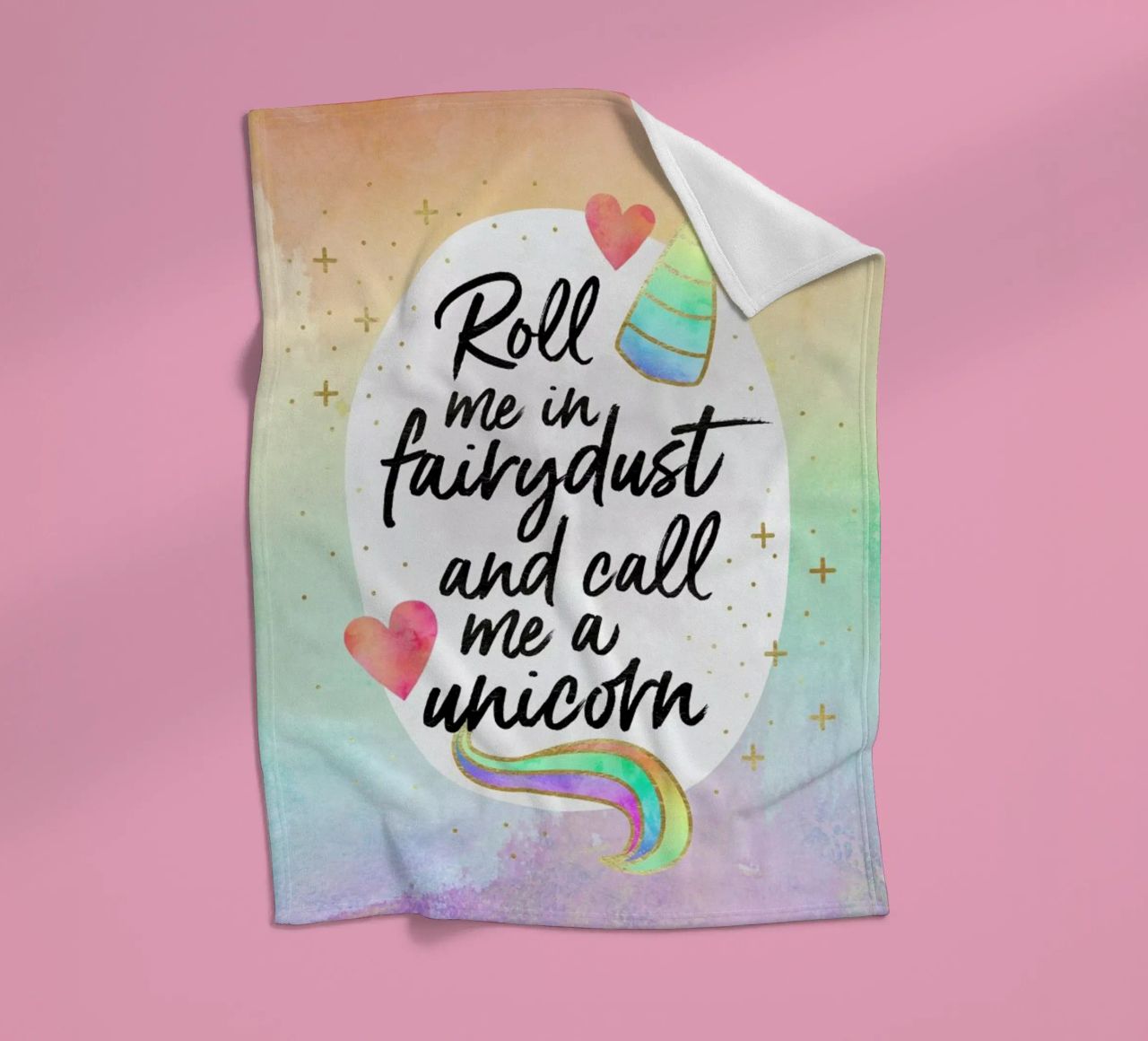 Roll Me in Fairydust Fleecedecke von Elisabeth Fredriksson