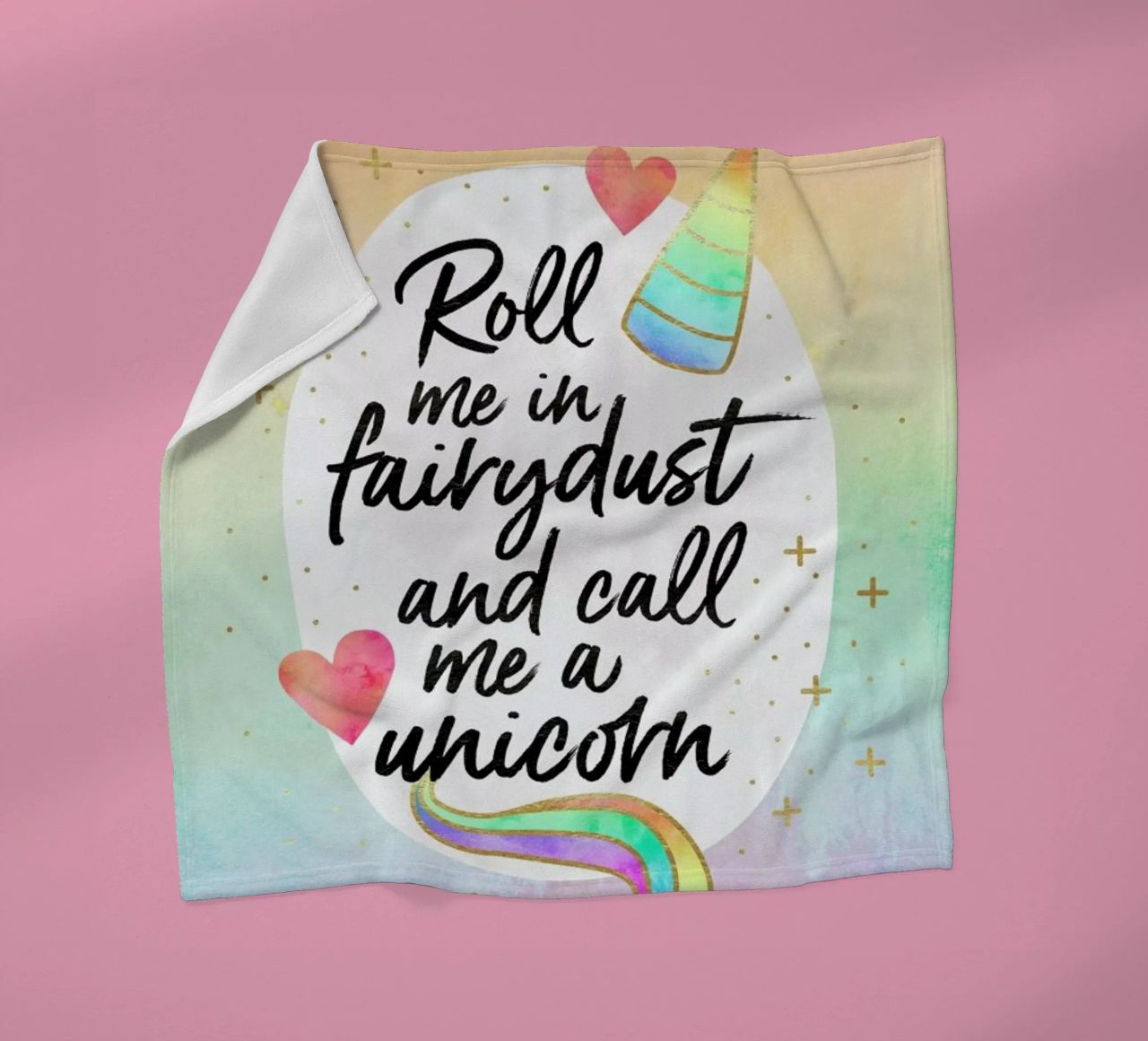 Roll Me in Fairydust Fleecedecke von Elisabeth Fredriksson
