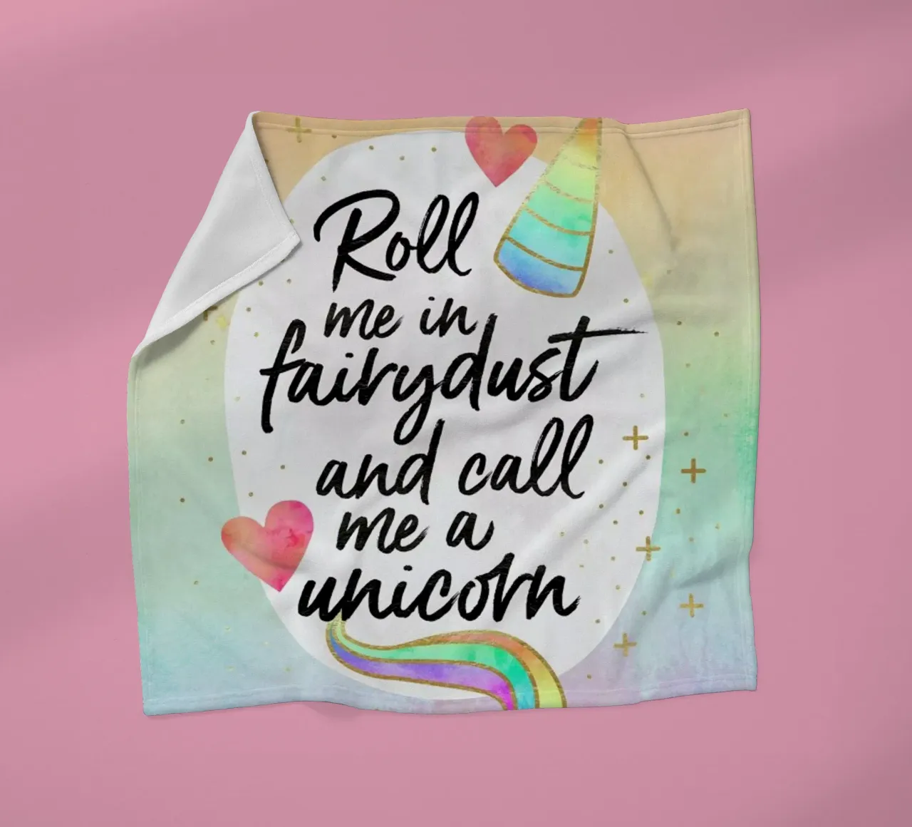 Roll Me in Fairydust manta de franela de Elisabeth Fredriksson
