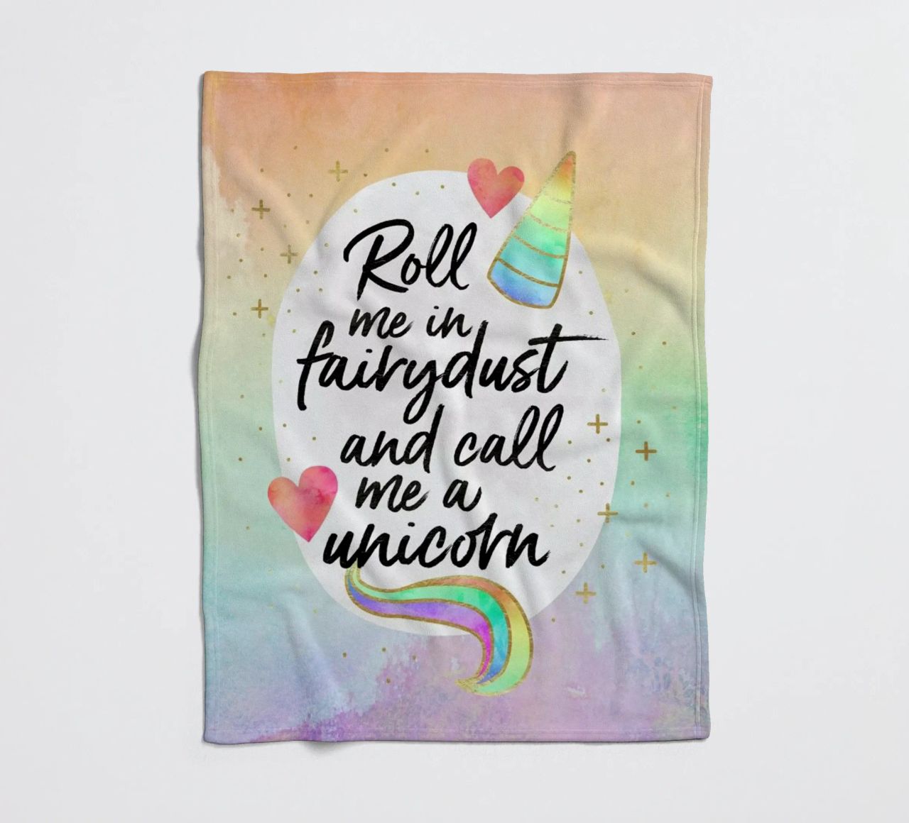 Roll Me in Fairydust Fleecedecke von Elisabeth Fredriksson