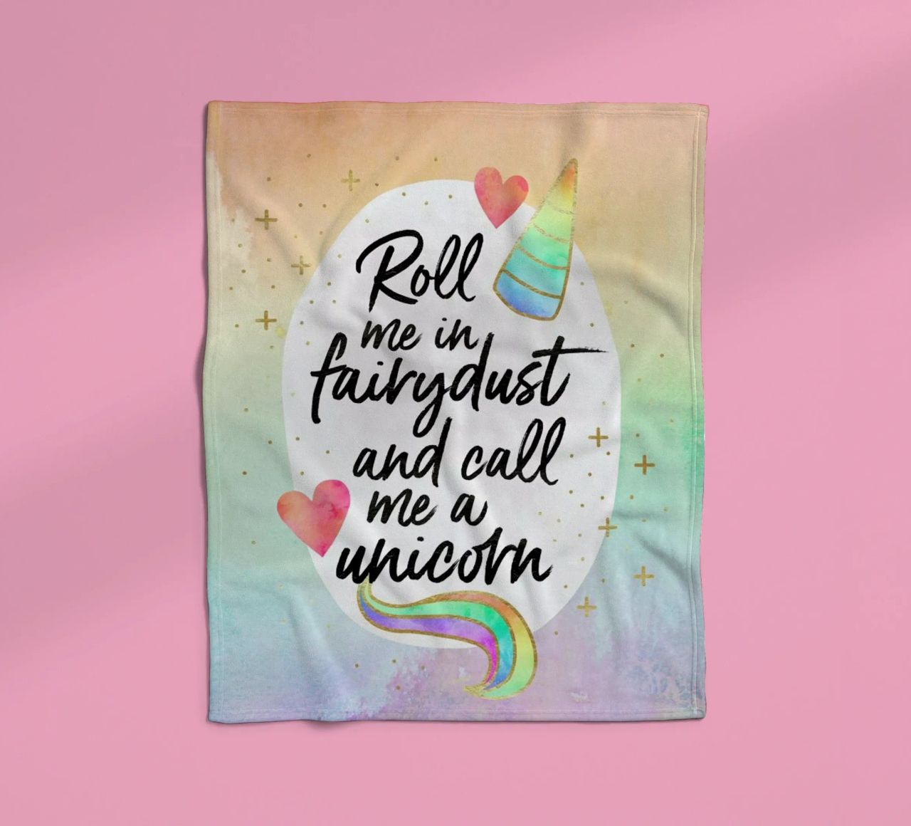 Roll Me in Fairydust Fleecedecke von Elisabeth Fredriksson