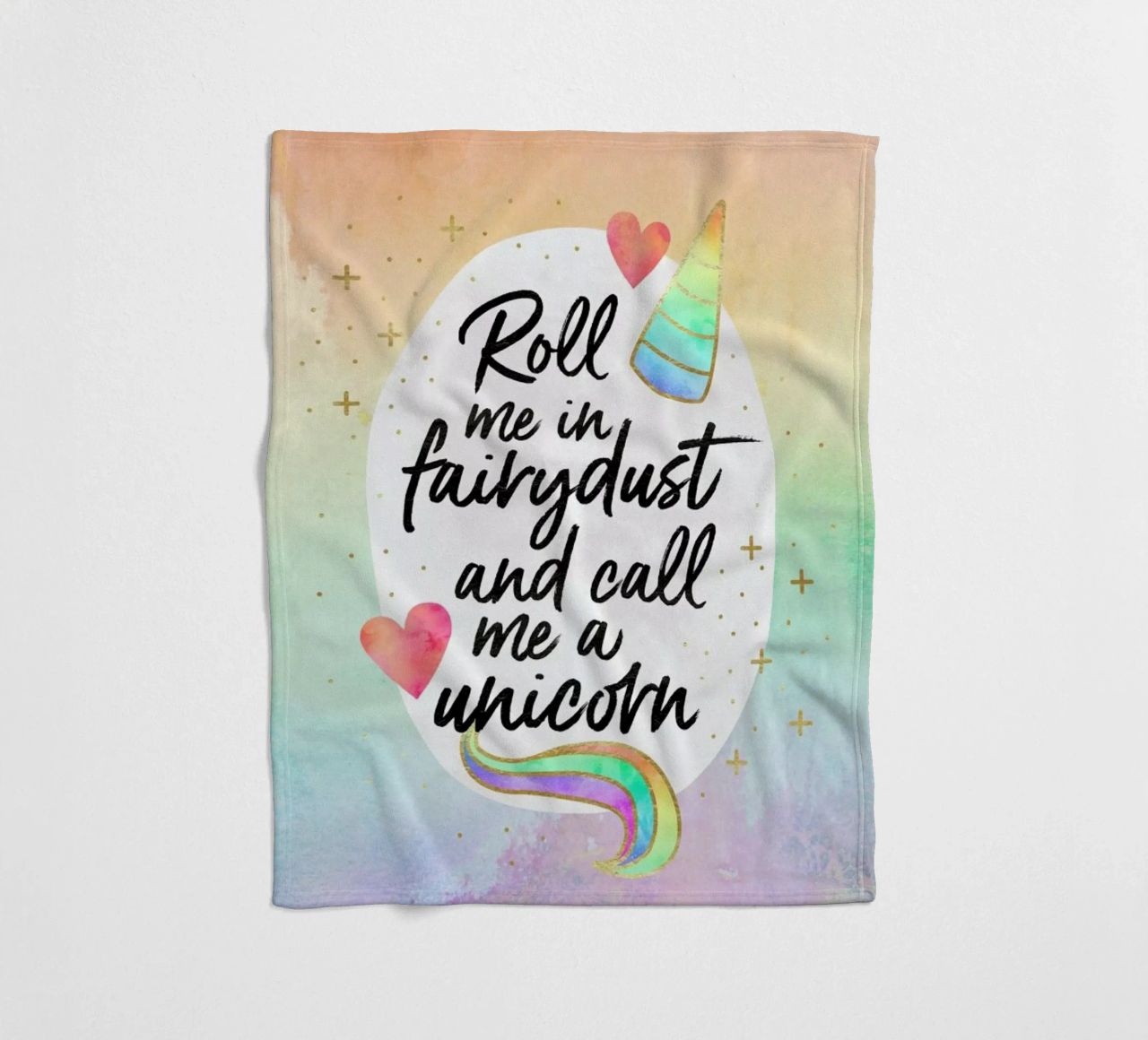Roll Me in Fairydust Fleecedecke von Elisabeth Fredriksson