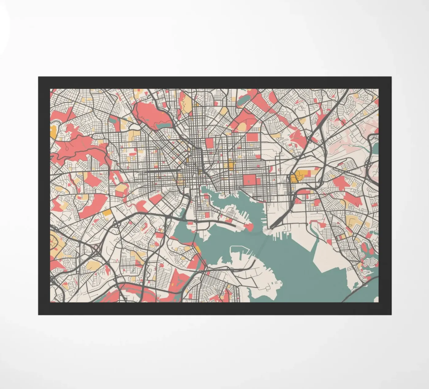 BALTIMORE deurmat van Travelstudio