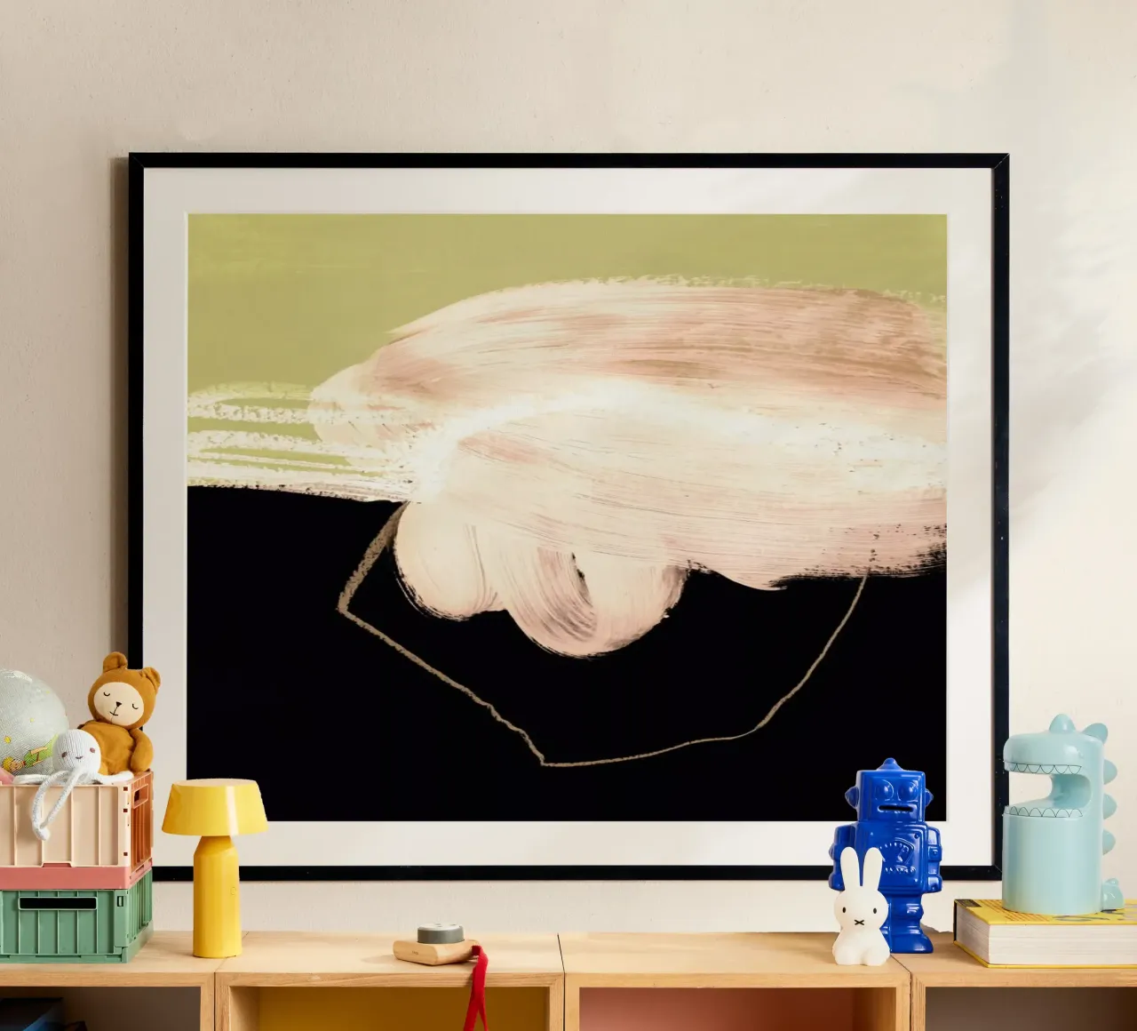 Untitled 160318 poster con telaio in plastica da IRIS LEHNHARDT FINE ART