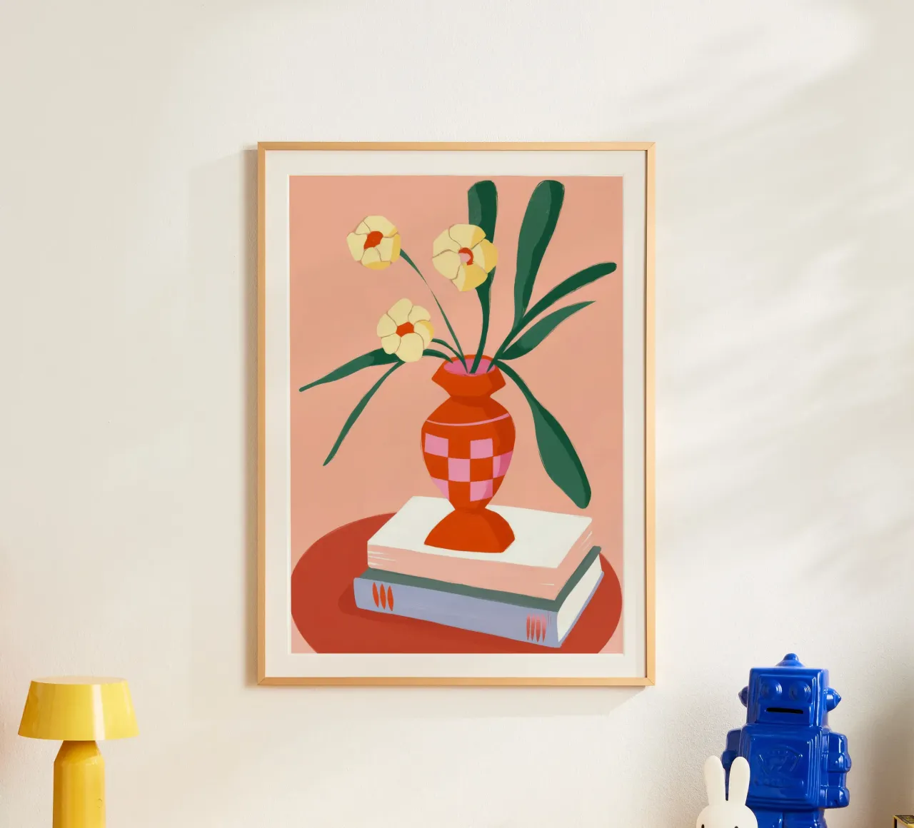Decorazione floreale per libri poster con telaio in plastica da Emery Kate