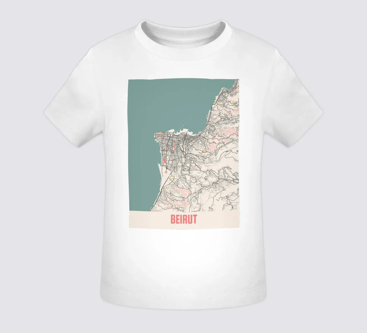 BEIRUT maglietta neonato da Travelstudio