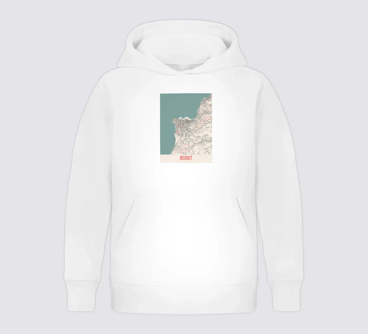 BEIRUT felpa bambino con cappuccio da Travelstudio