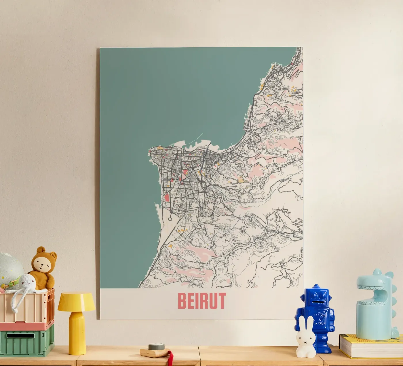 BEIRUT Acryl-Glas von Travelstudio