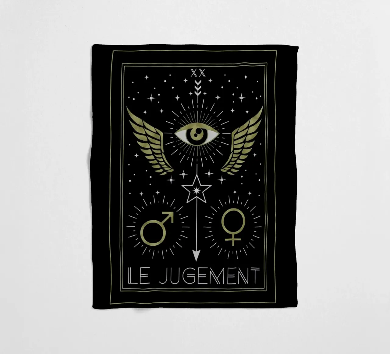 The Judgement coperta in pile da cafelab