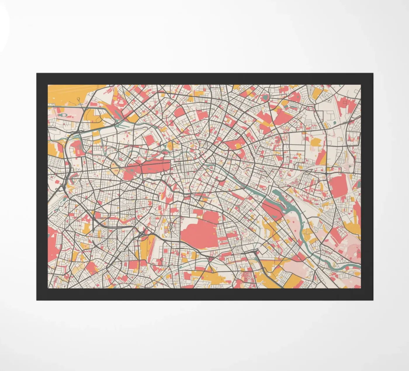 BERLIN deurmat van Travelstudio