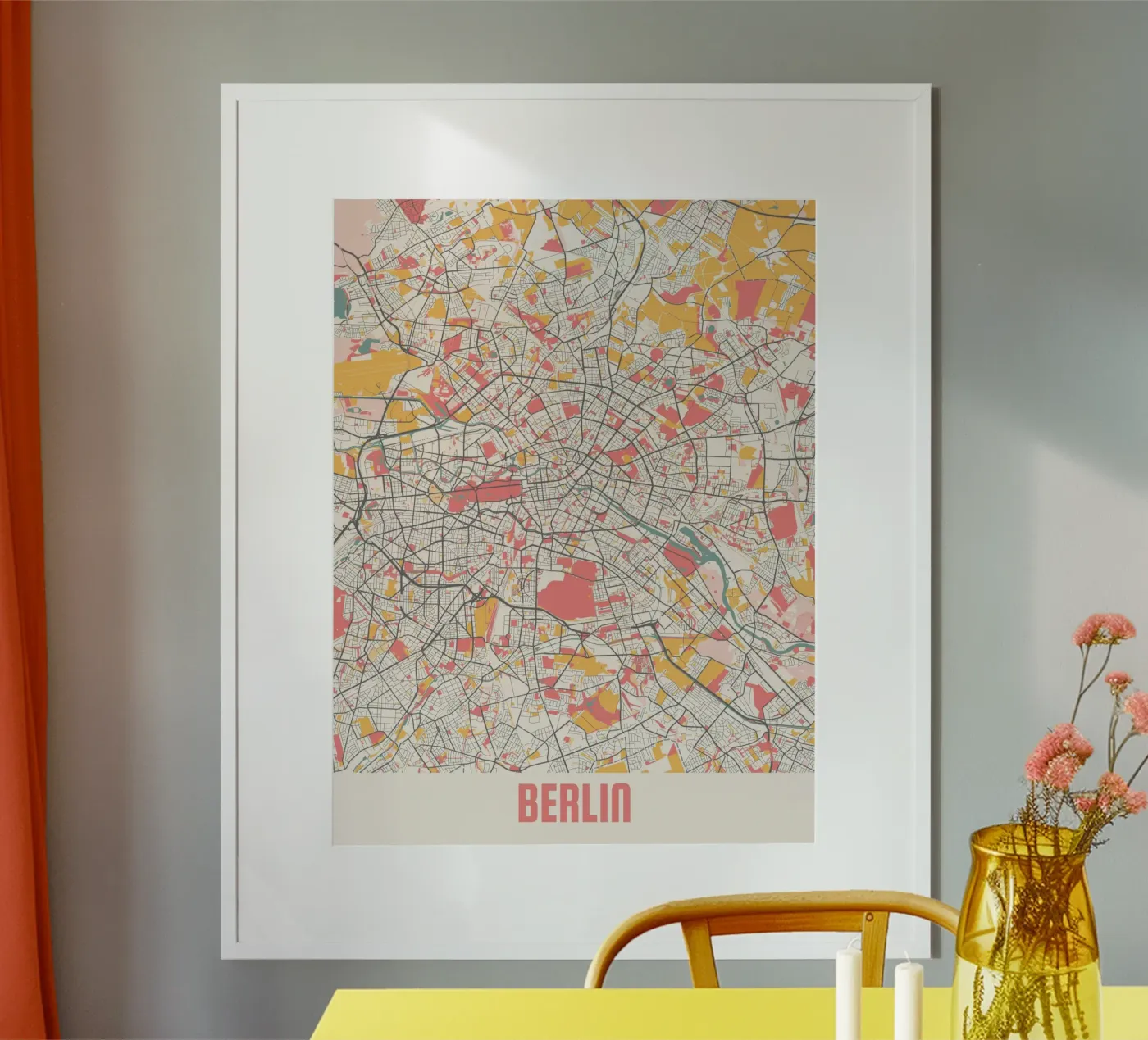 BERLIN poster van Travelstudio