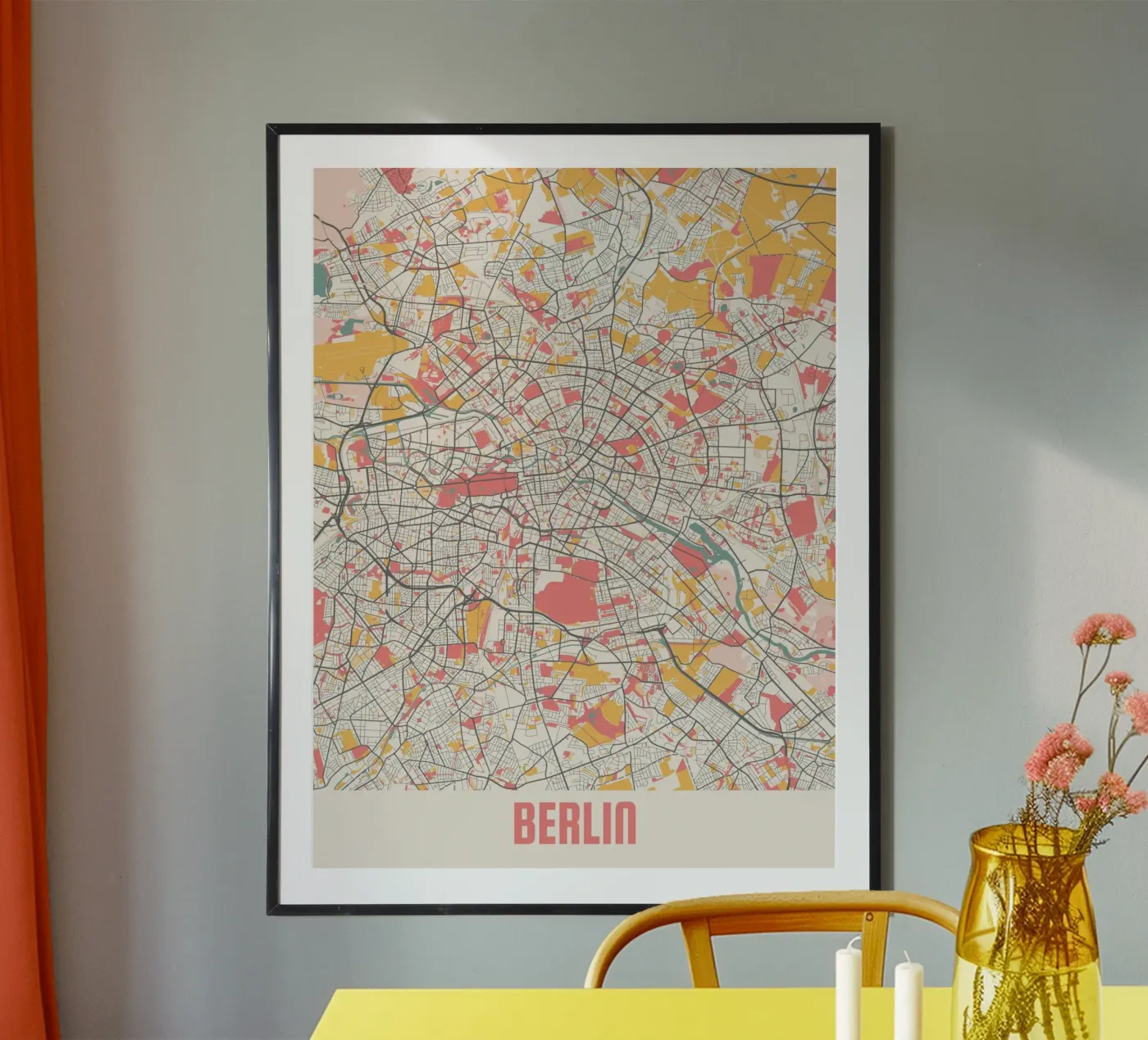 BERLIN poster van Travelstudio