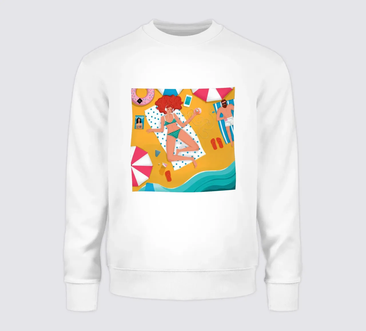 Relaxing Beach Day sweatshirt by Emery Kate