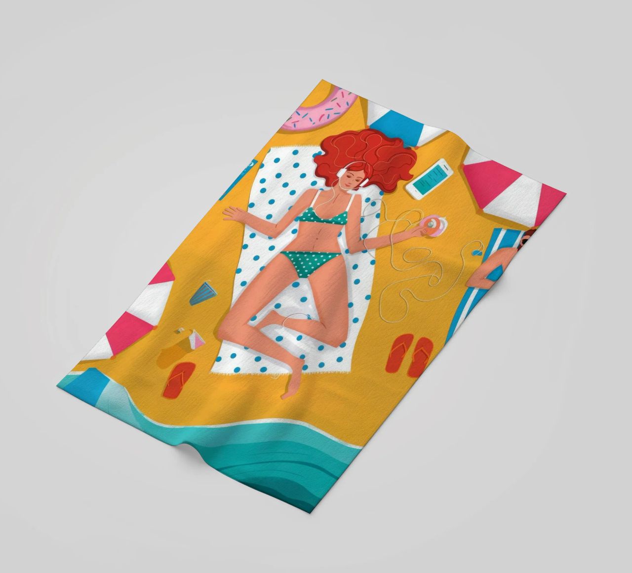 Giornata di relax in spiaggia telo mare da Emery Kate