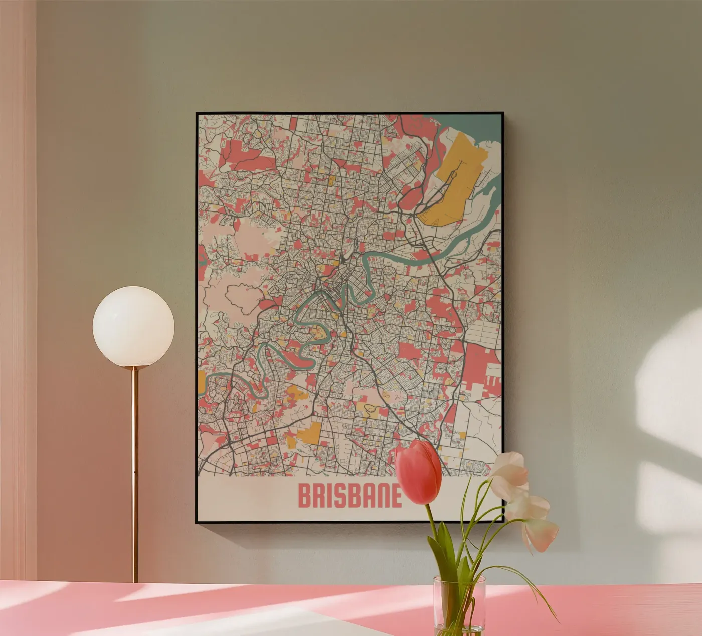 BRISBANE Acryl-Glas von Travelstudio