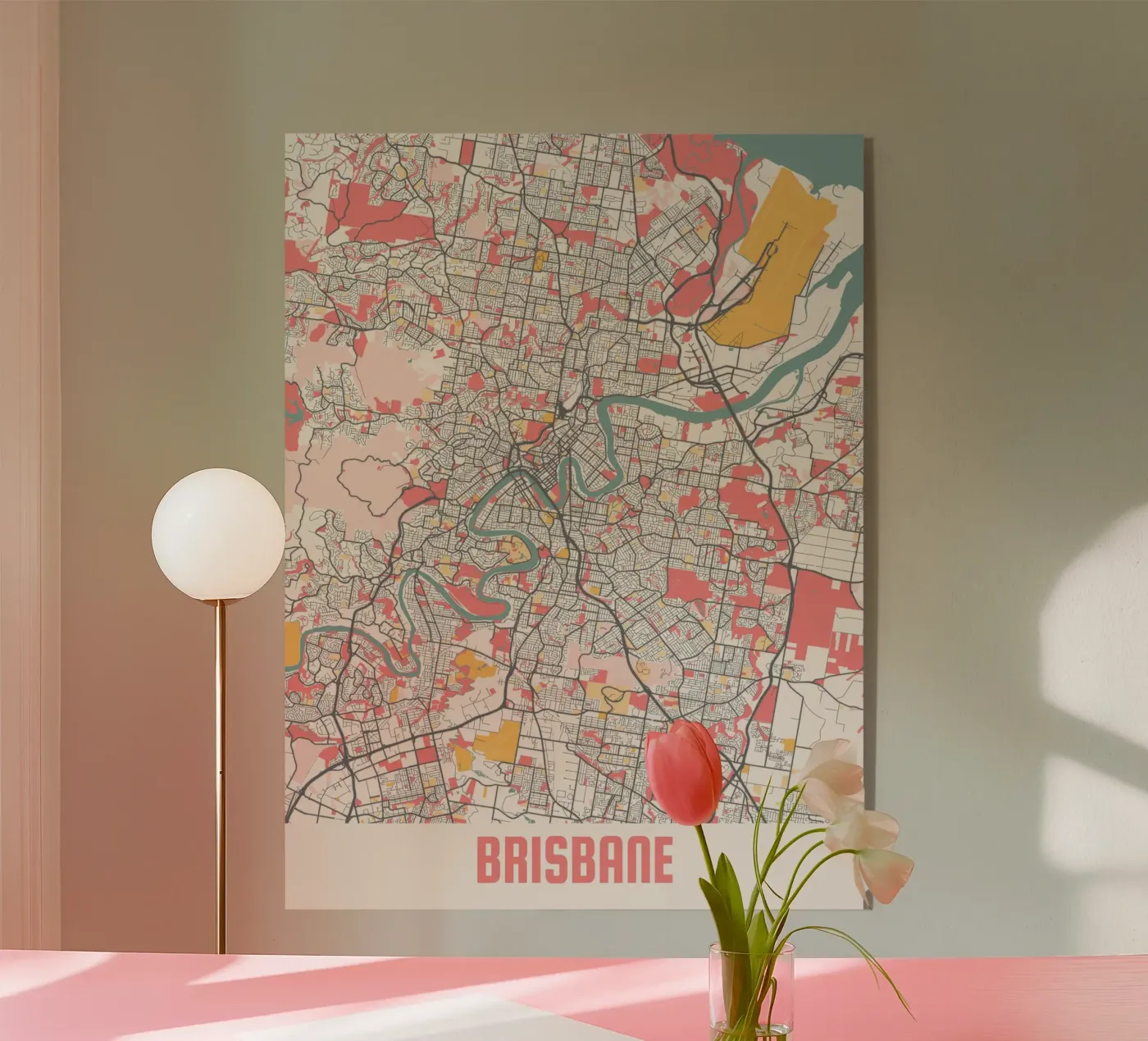 BRISBANE Acryl-Glas von Travelstudio