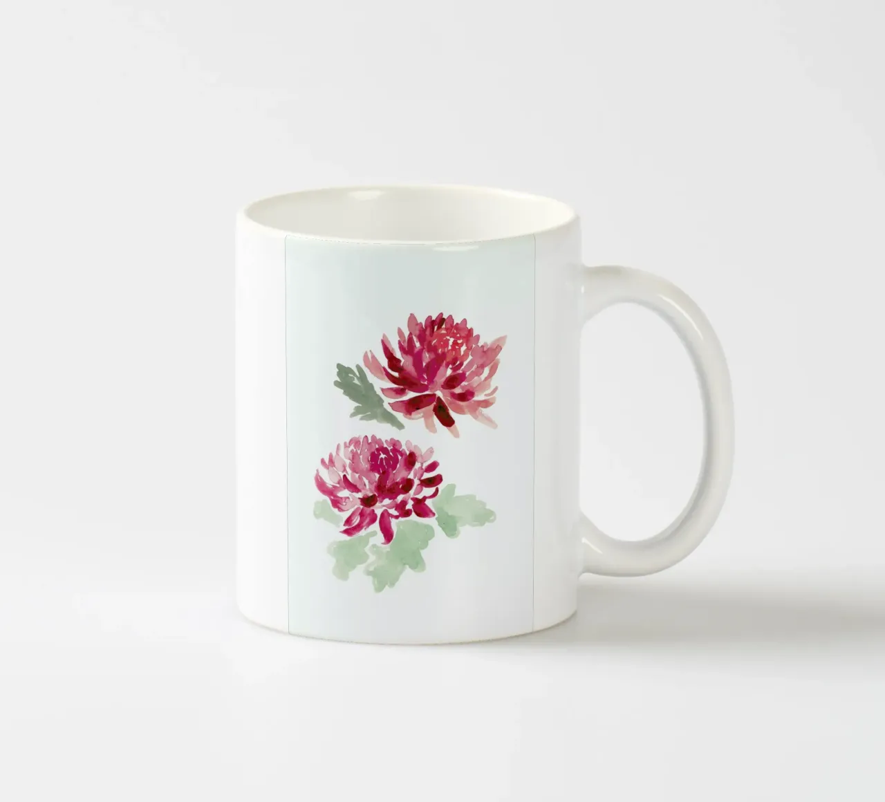 Chrysanthemum tazza in ceramica da Farina Kuklinski