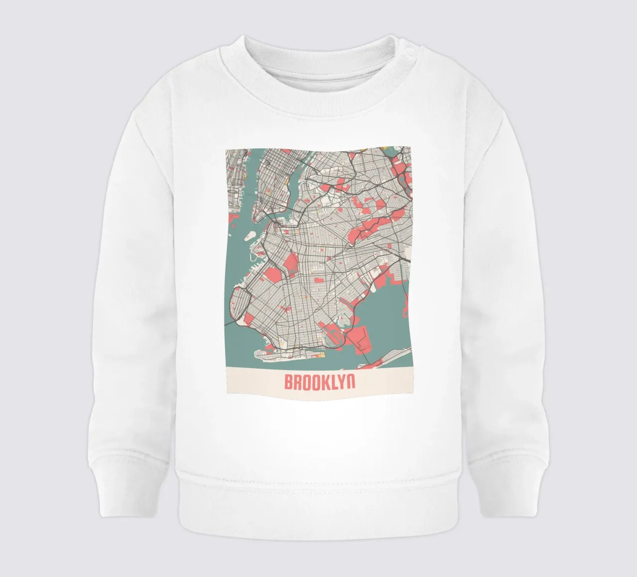 BROOKLYN felpa neonato da Travelstudio