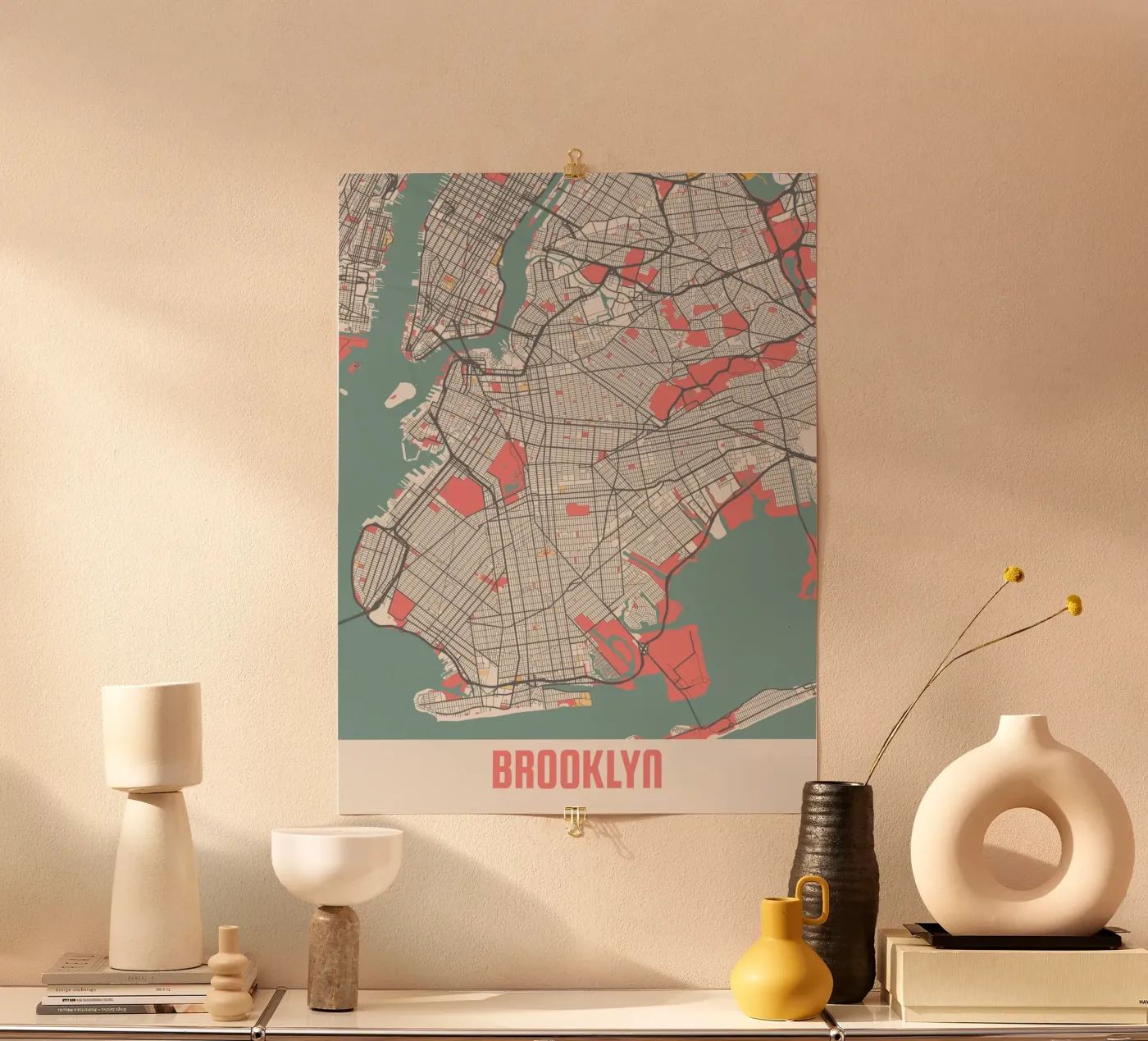 BROOKLYN poster van Travelstudio