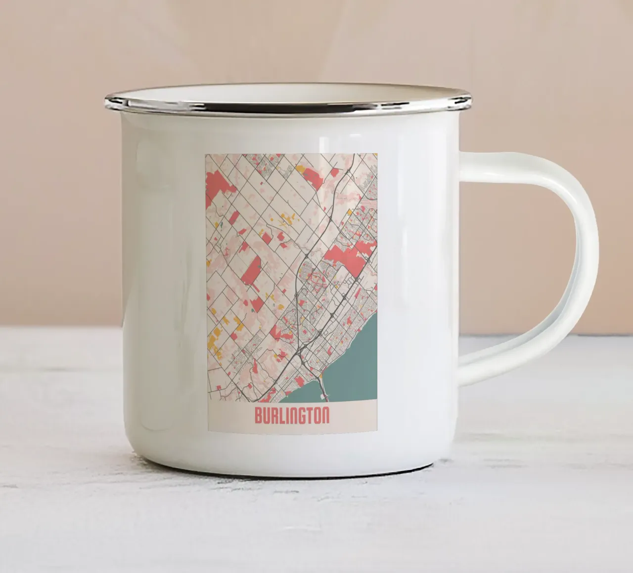 BURLINGTON tazza in smalto da Travelstudio