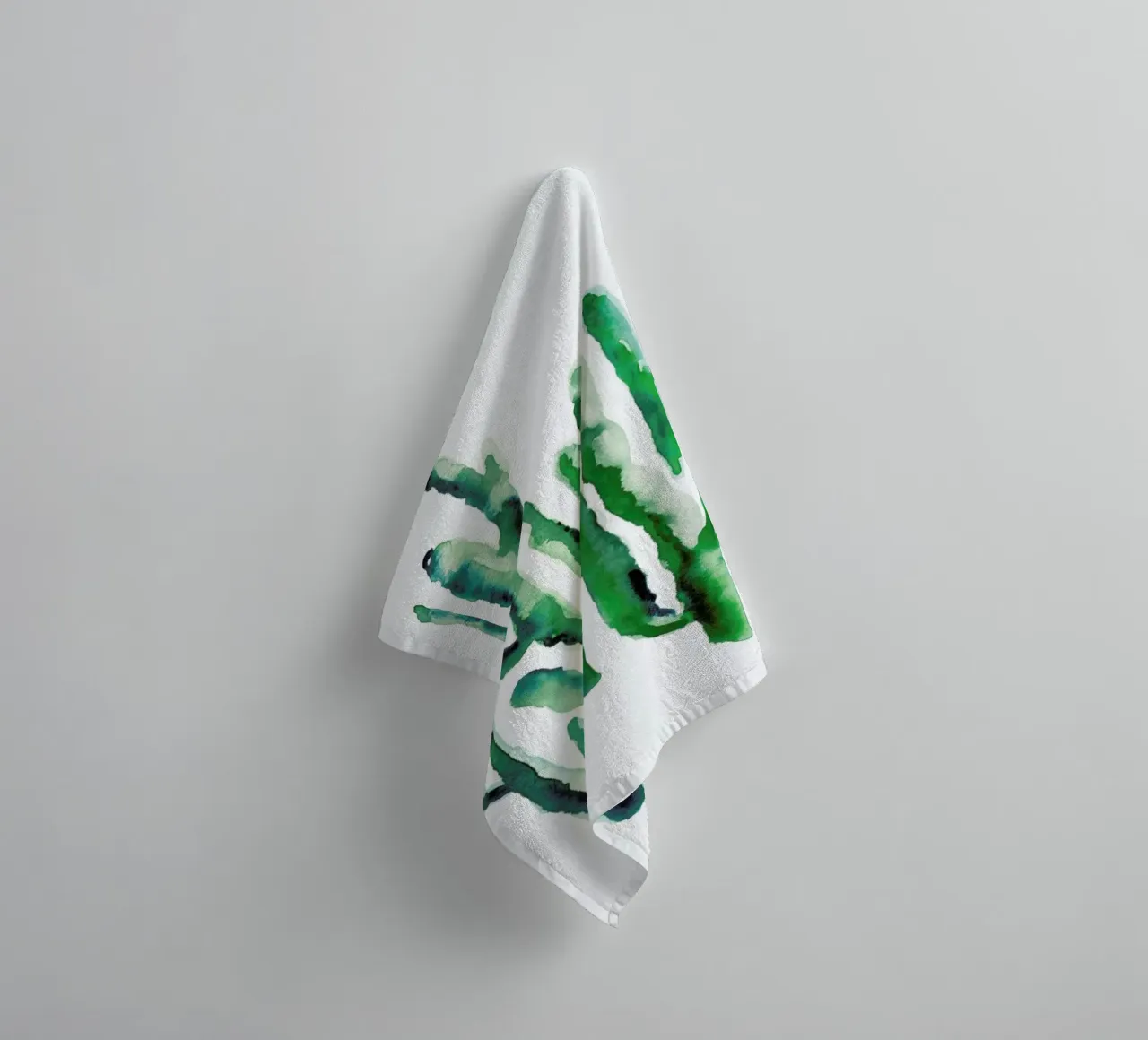 Plant 2 towel by Farina Kuklinski