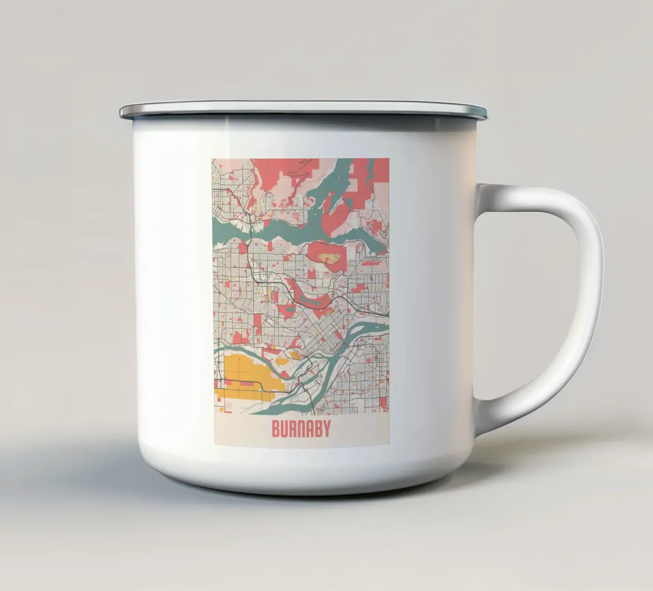 BURNABY tazza in smalto da Travelstudio