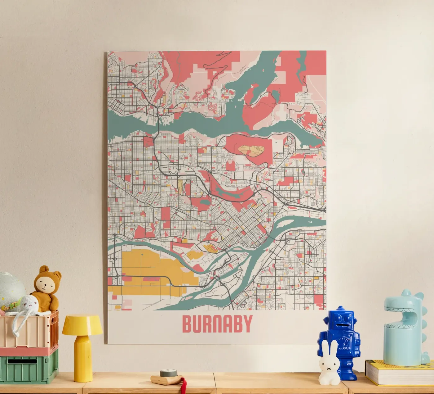 BURNABY Acryl-Glas von Travelstudio