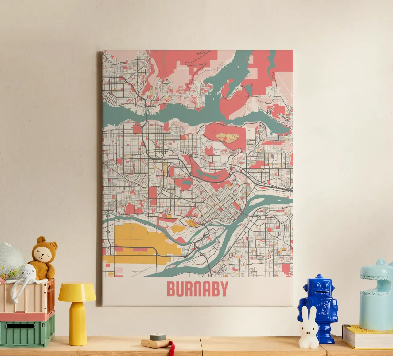 BURNABY tela da Travelstudio