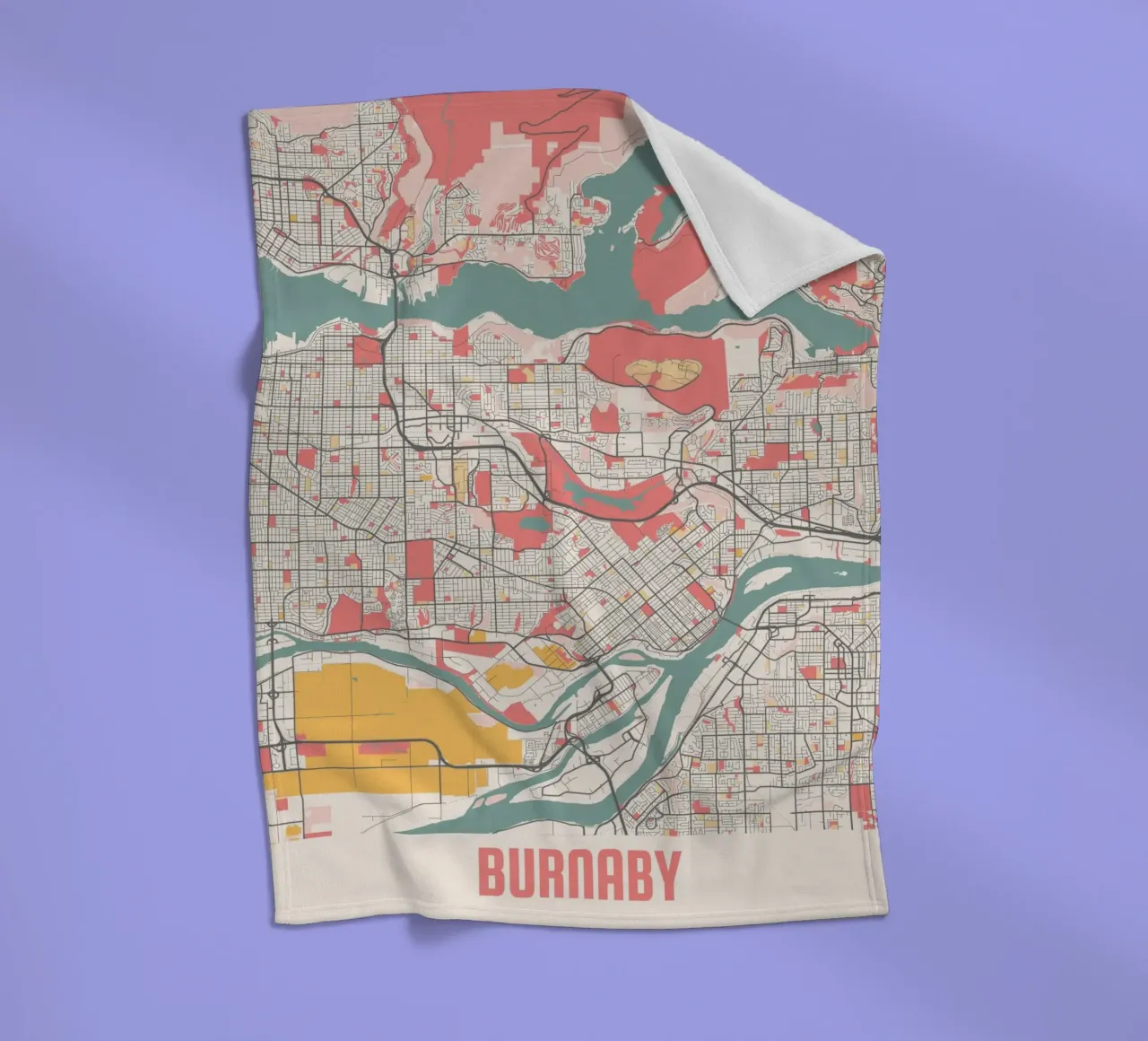 BURNABY coperta in pile da Travelstudio