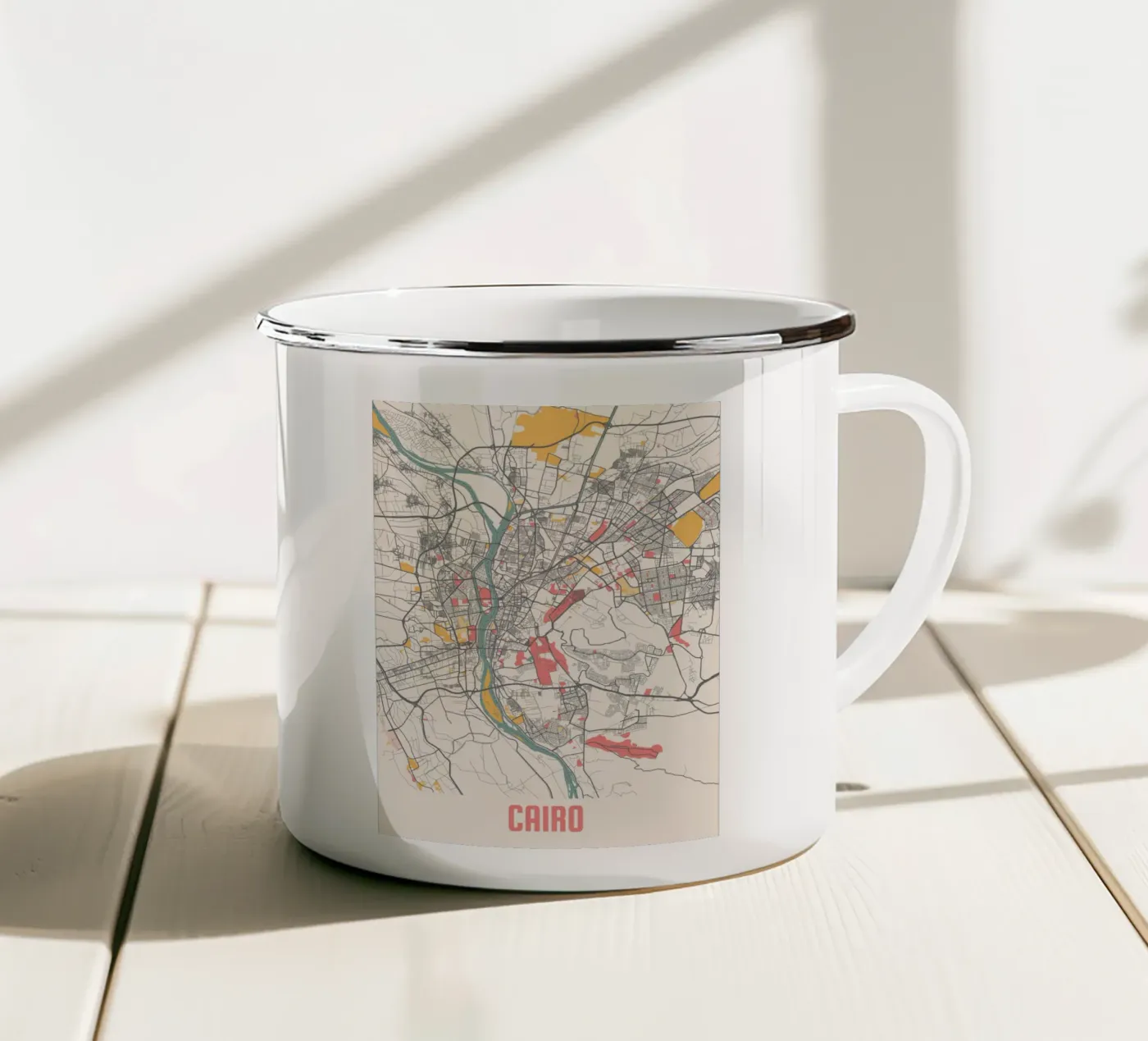 CAIRO enamel mug by Travelstudio