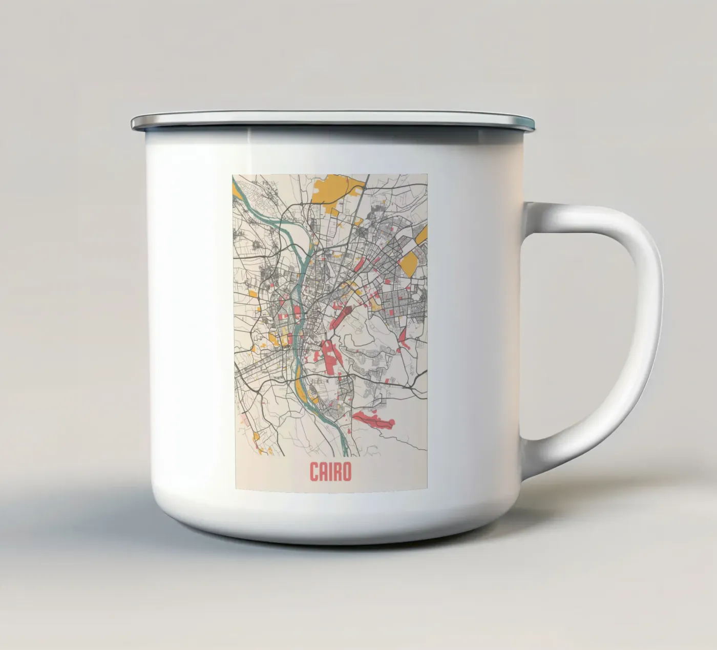 CAIRO enamel mug by Travelstudio