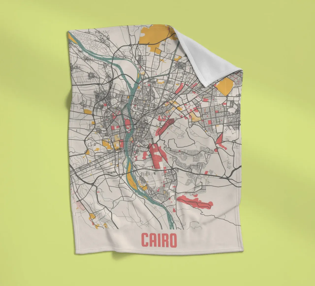 CAIRO fleecedeken van Travelstudio