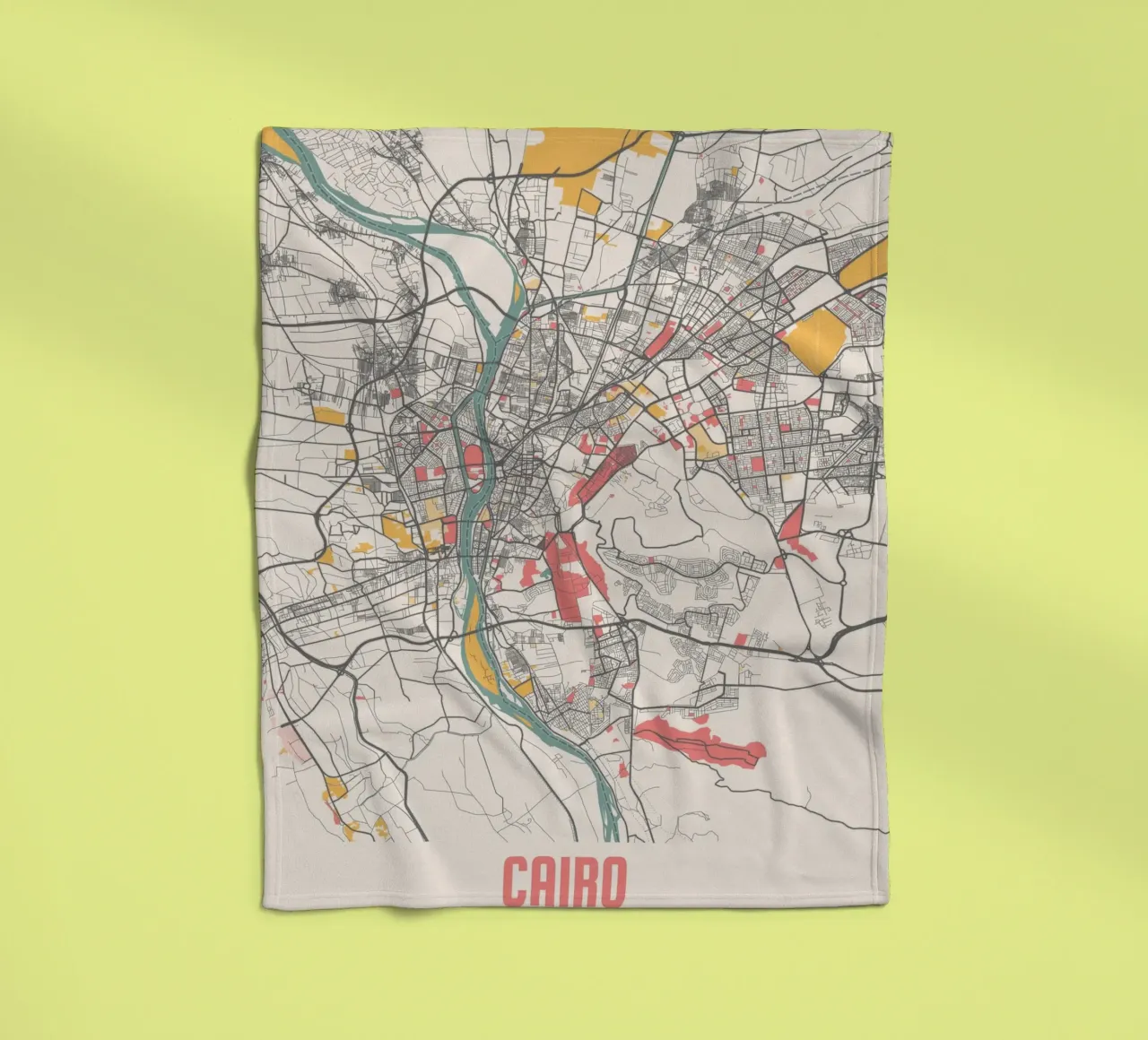 CAIRO fleecedeken van Travelstudio