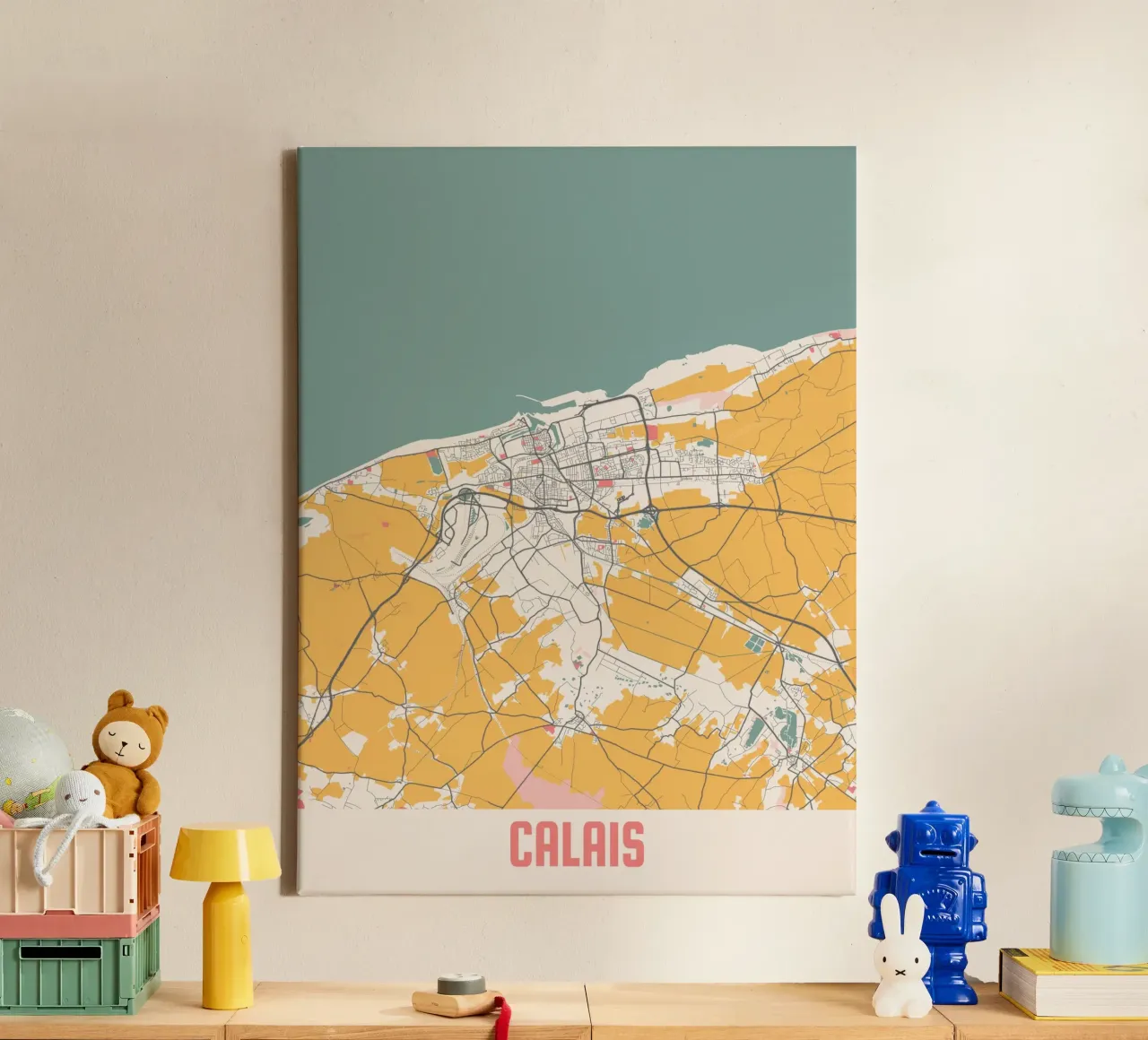 CALAIS tela con Cornice a cassetta da Travelstudio