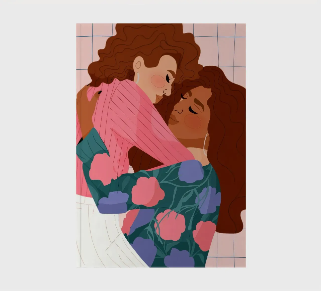 Warm Embrace notebook by Emery Kate