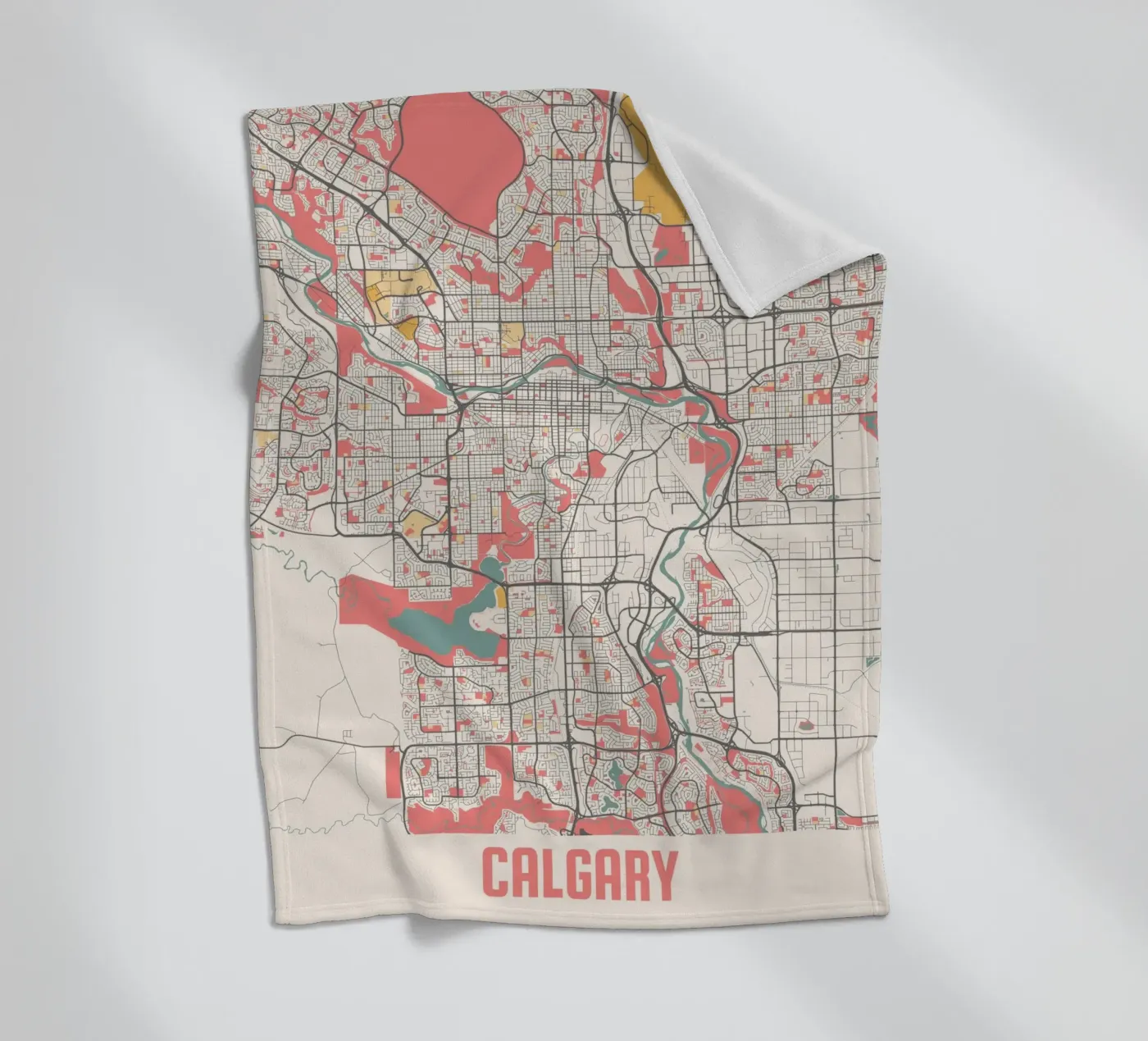 CALGARY fleecedeken van Travelstudio