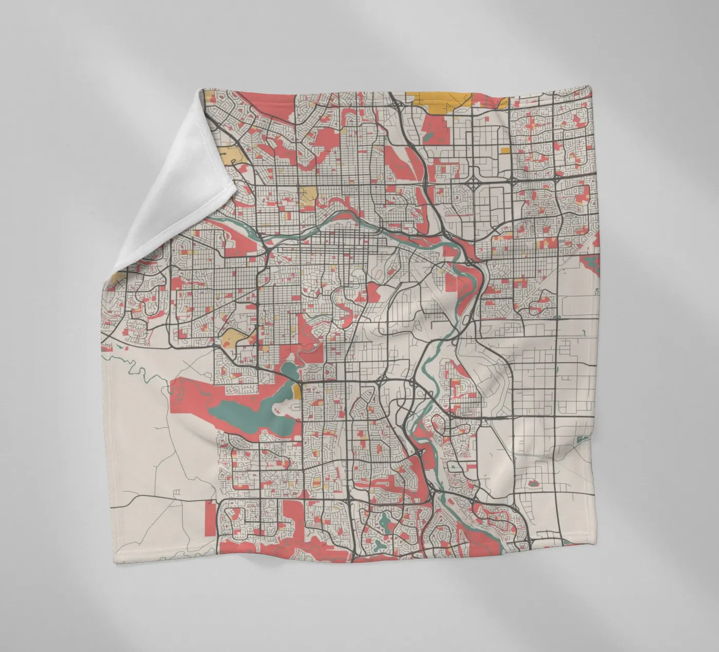 CALGARY fleecedeken van Travelstudio