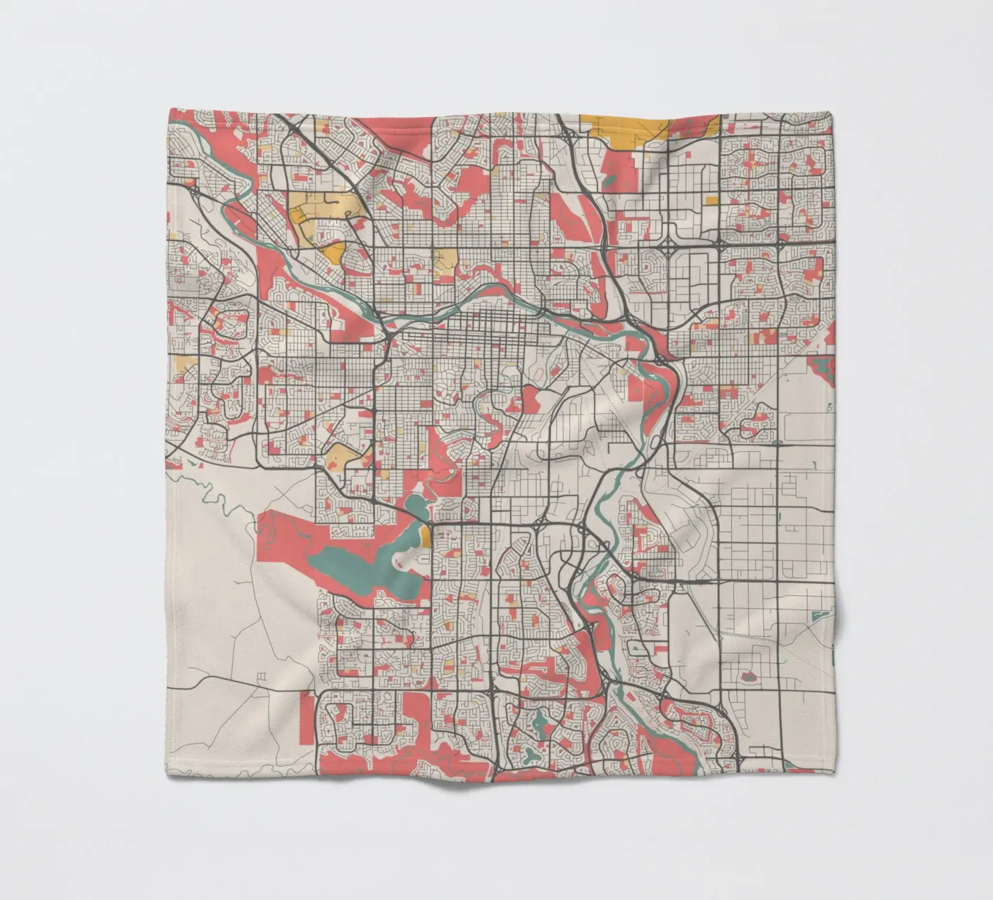 CALGARY fleecedeken van Travelstudio