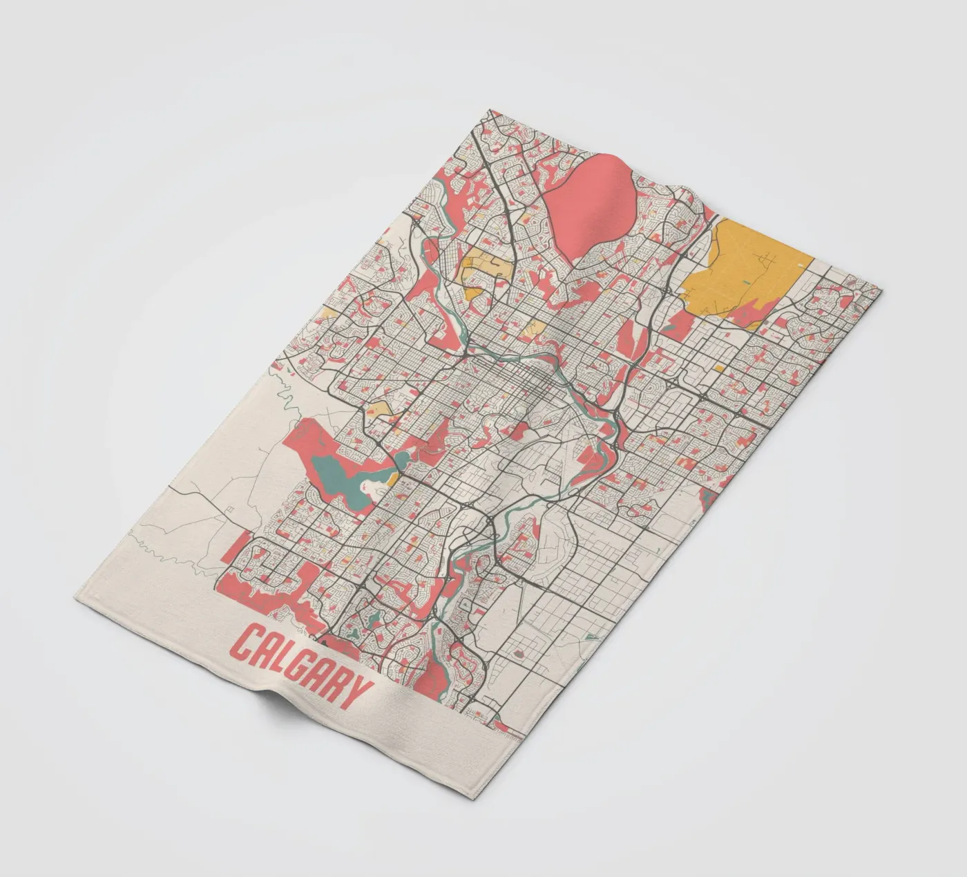 CALGARY fleecedeken van Travelstudio