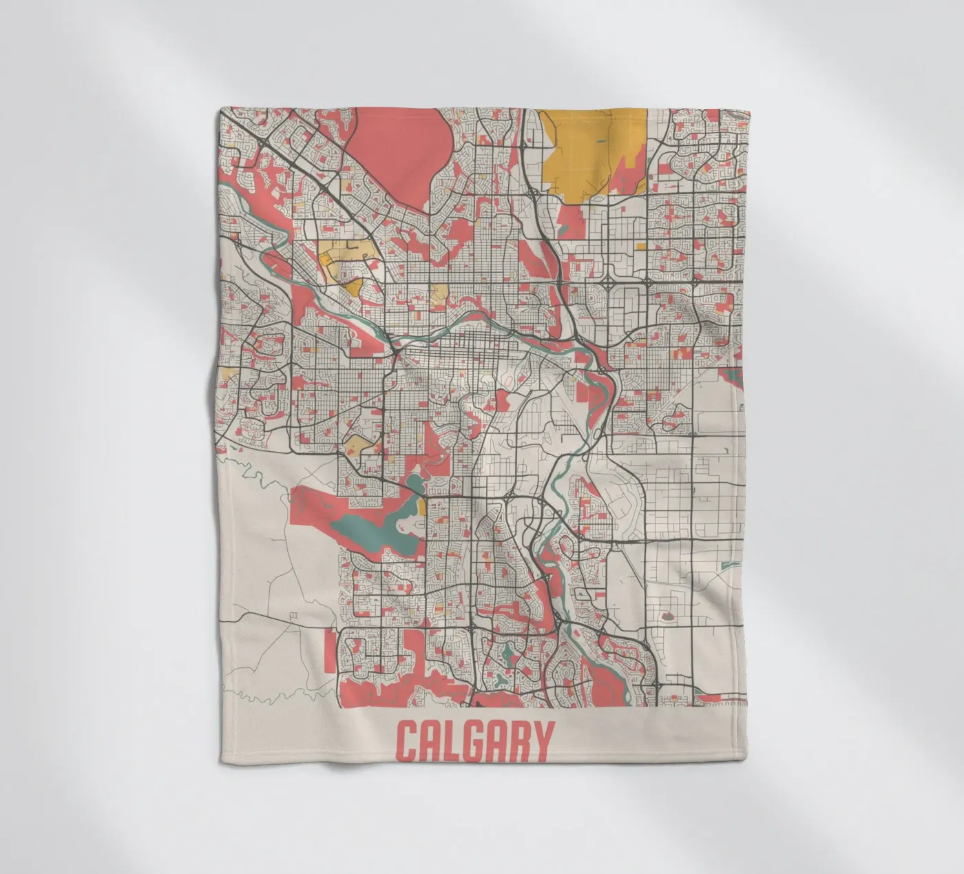 CALGARY fleecedeken van Travelstudio