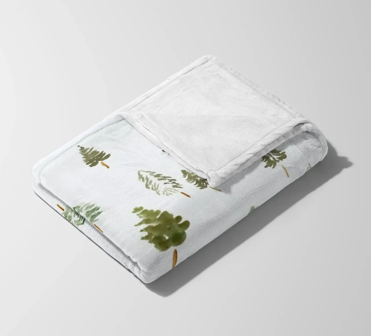 Tannenwald fleece blanket by Farina Kuklinski