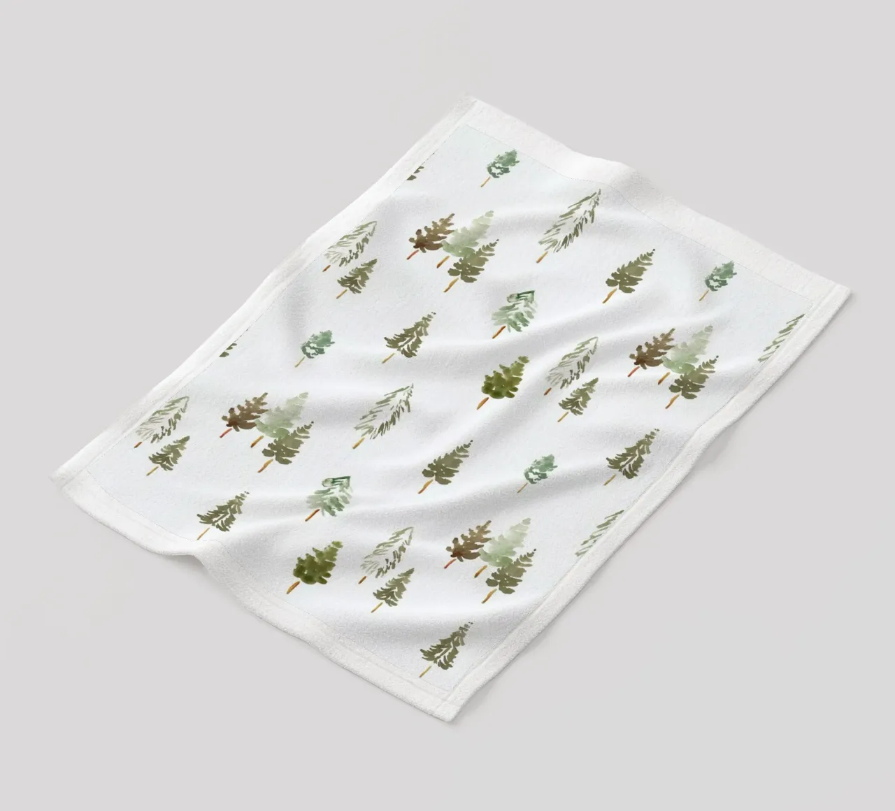 Tannenwald fleece blanket by Farina Kuklinski